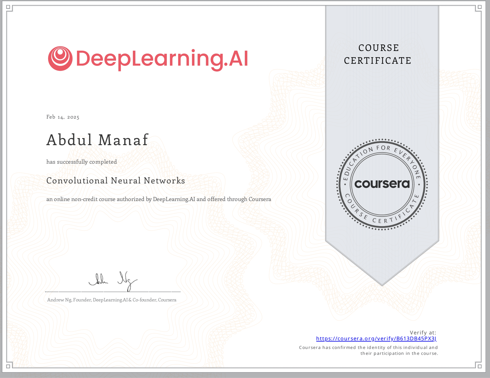 Convolutional Neural Networks